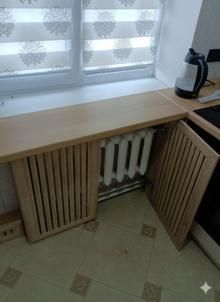 Экран-фасад (светлый дуб)